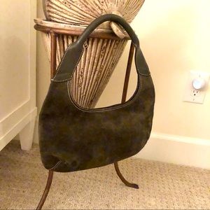 Salvatore Ferragamo suede hobo bag!